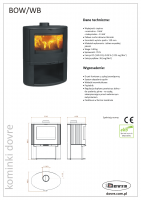 Piec kominkowy Dovre Bow/WB